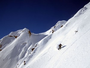 Justing enjoying some prime snow up high