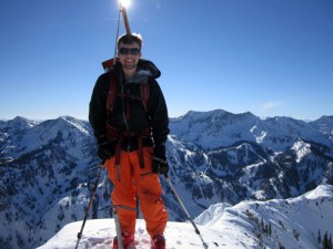 Justin snapped this of me on the summit