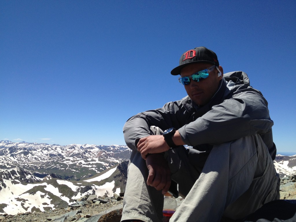 Atop Handies Peak