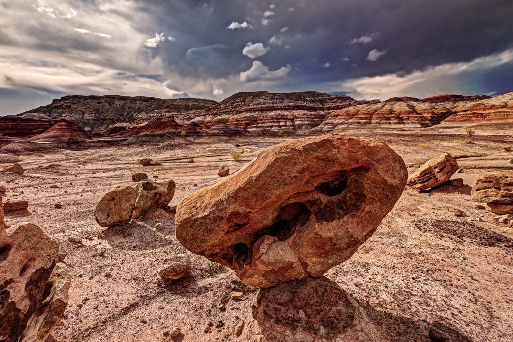 A landscape of a rocky scenery somewhere in USA