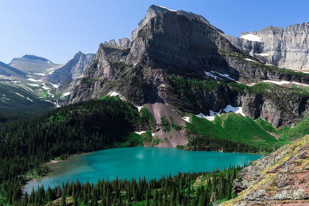 Angel Wing Mountain on a beautiful day 