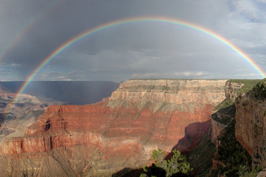 Rainbow From Pima Point