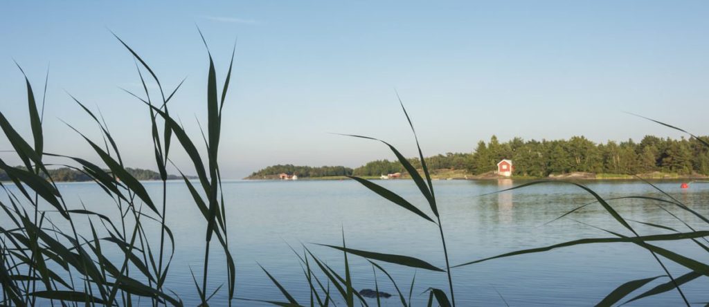 One of the countless lakes on the Archipelago Trail in Finland.