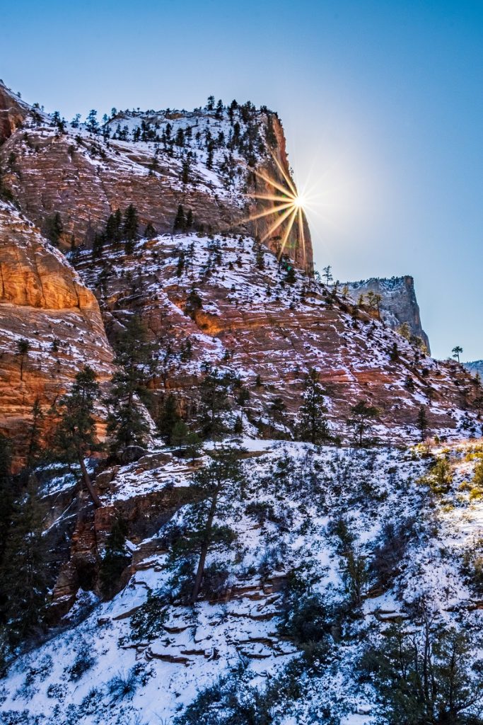 Zion ObservationPoint Sun