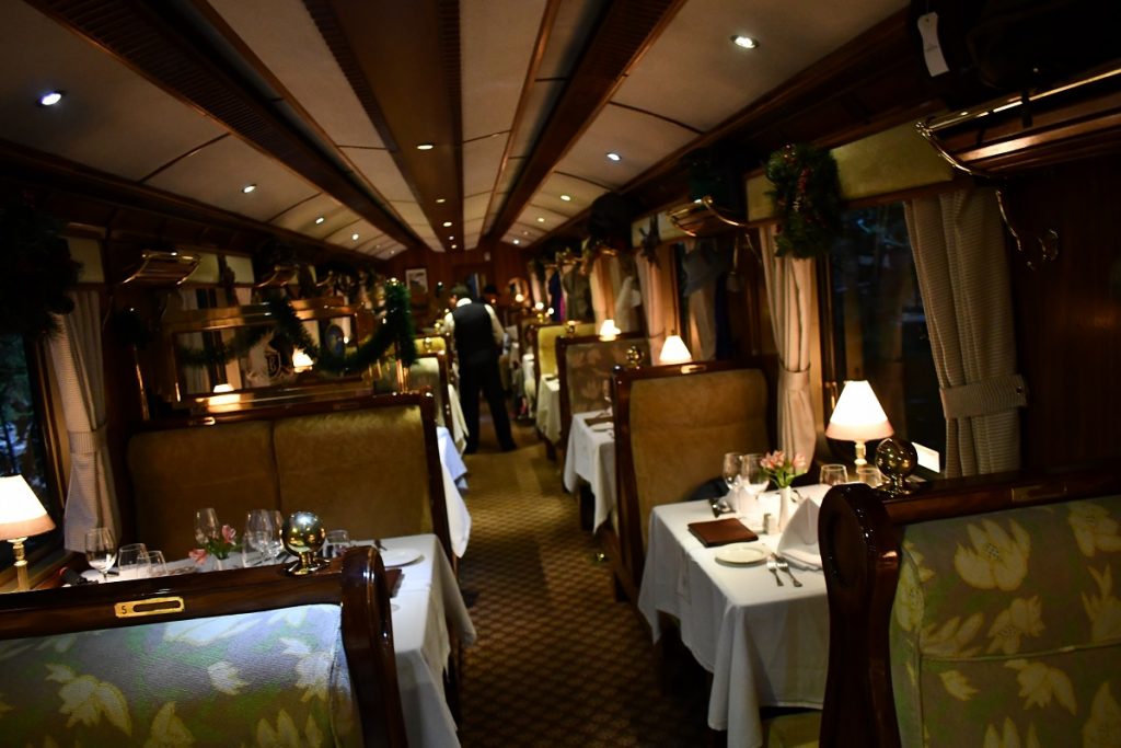 DiningCar BelmondHiramBingham