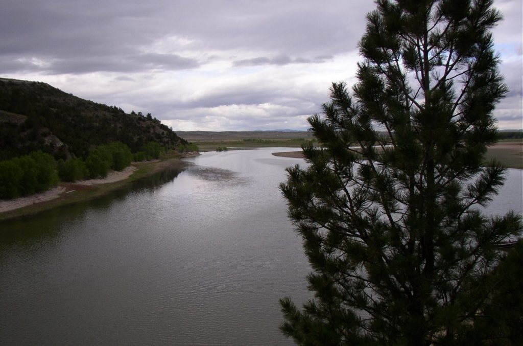 body of water near coast and interstate