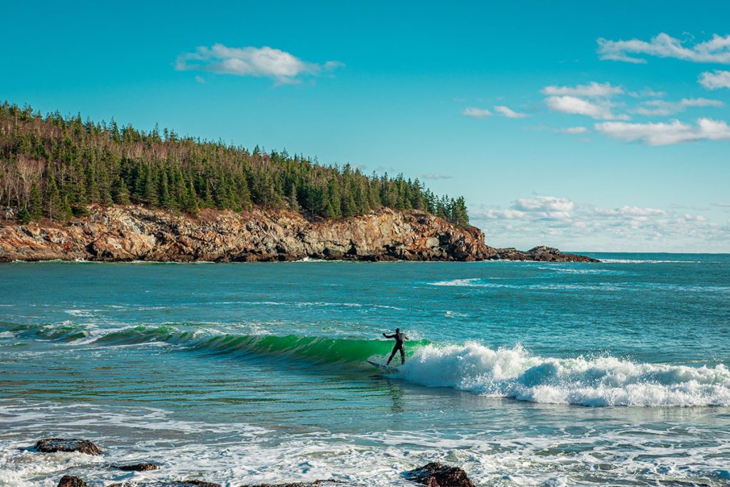 Perso Surfing On Sea Waves