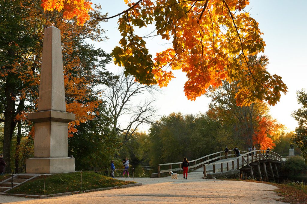 The North Bridge At Sunset