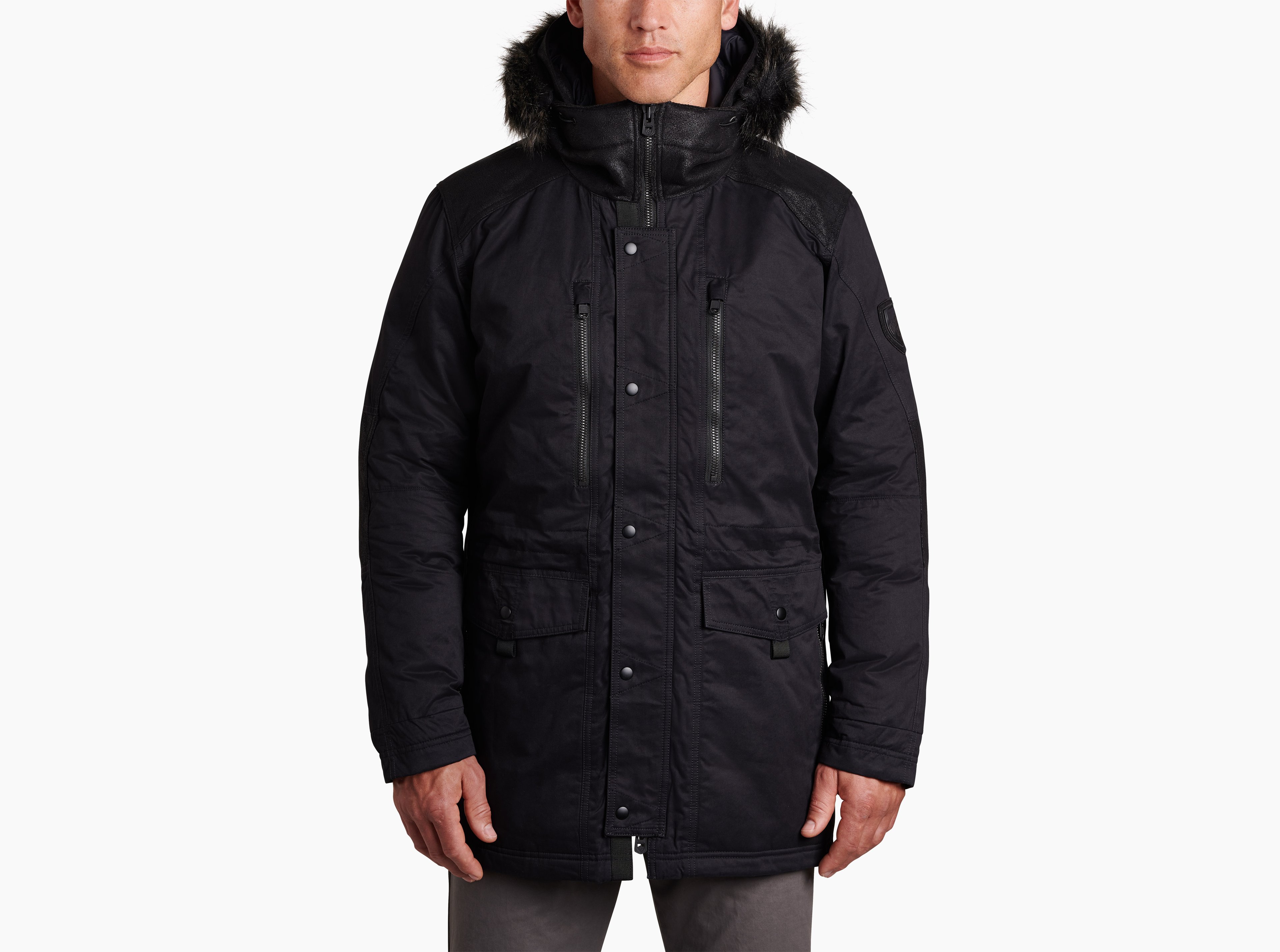 KUHL M's Arktik Down Parka BLACKOUT Front