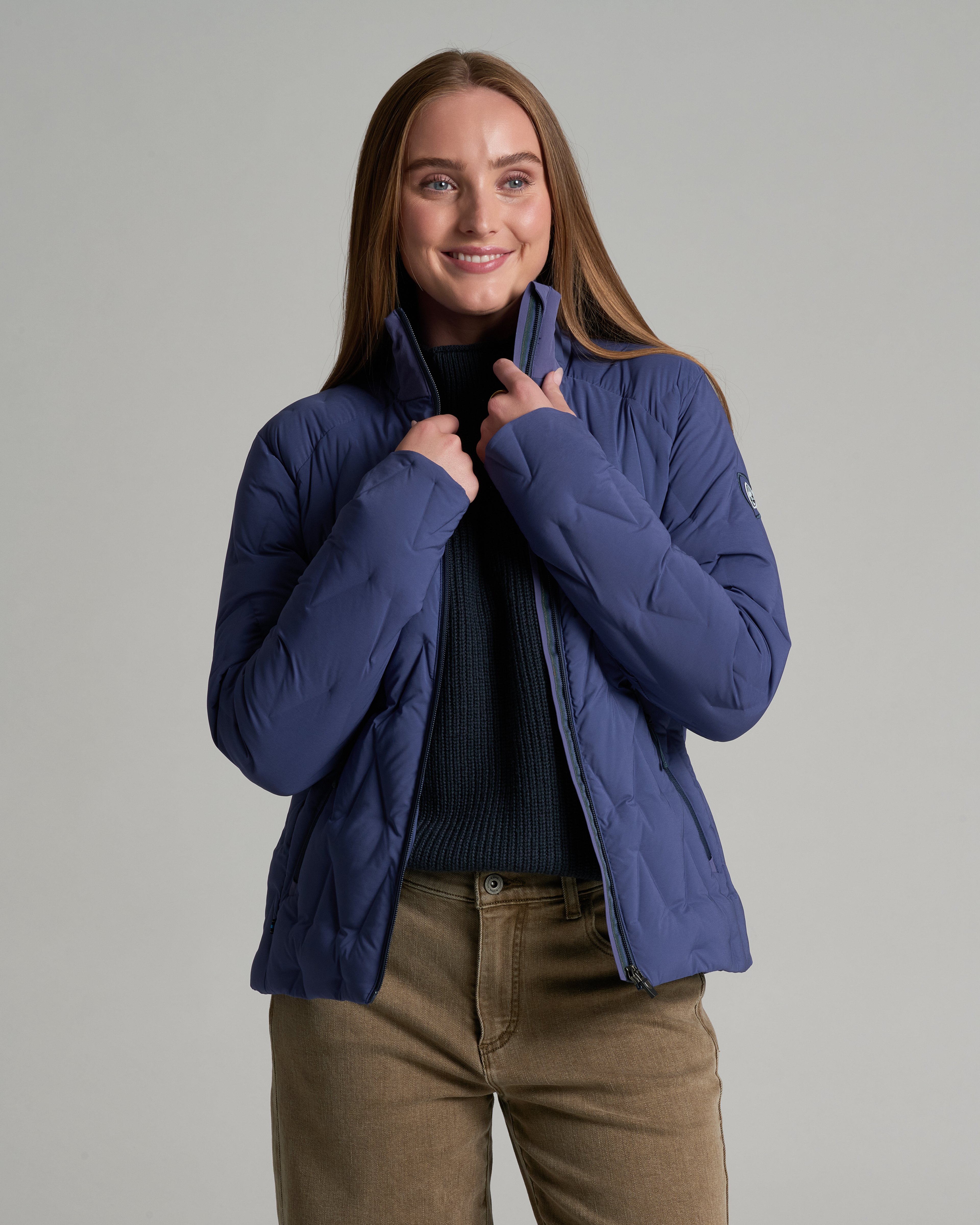 KUHL W's Firestorm Down Jacket DEEP PERIWINKLE Front