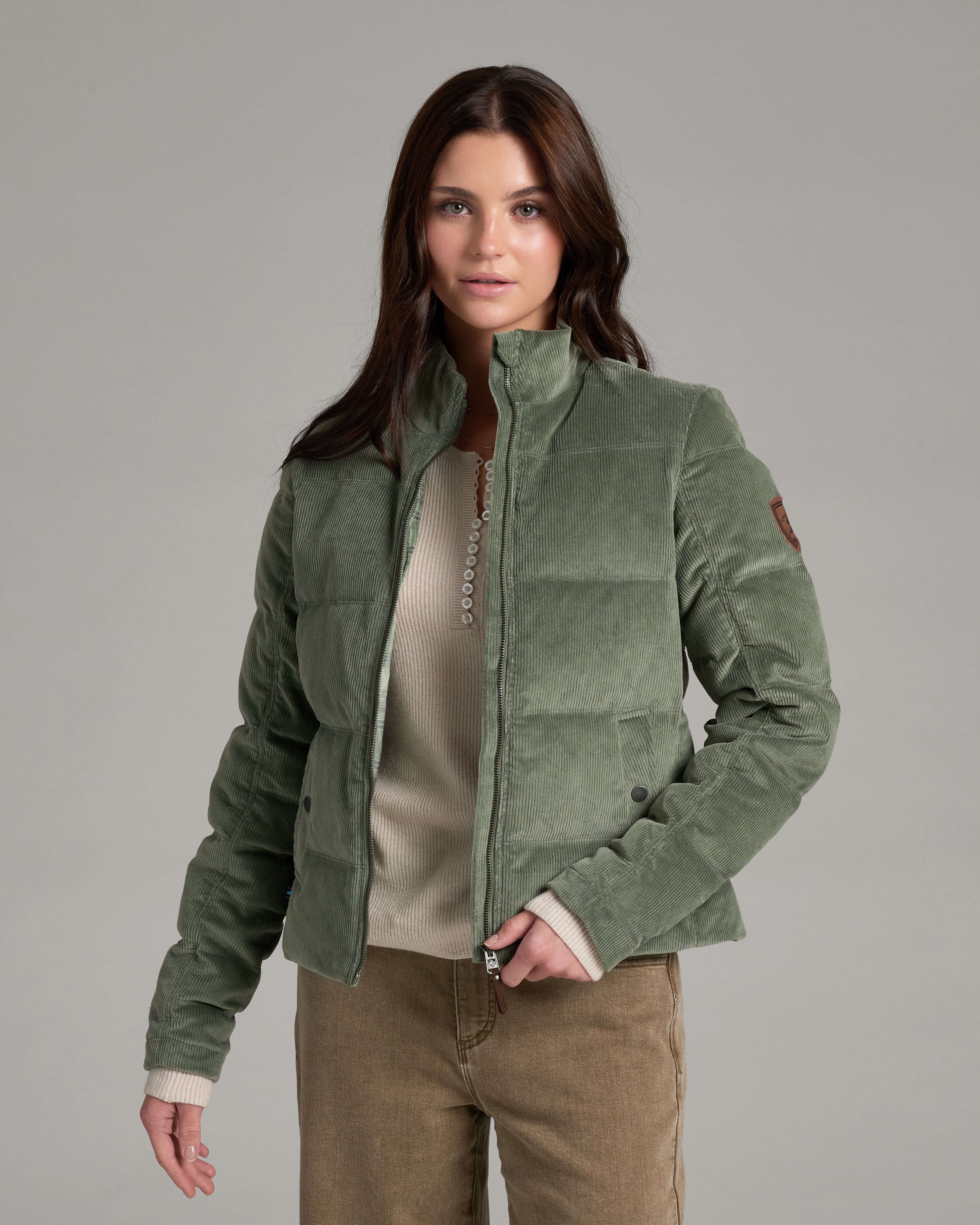 KUHL W's Astrid Down Jacket SOFT PINE Front