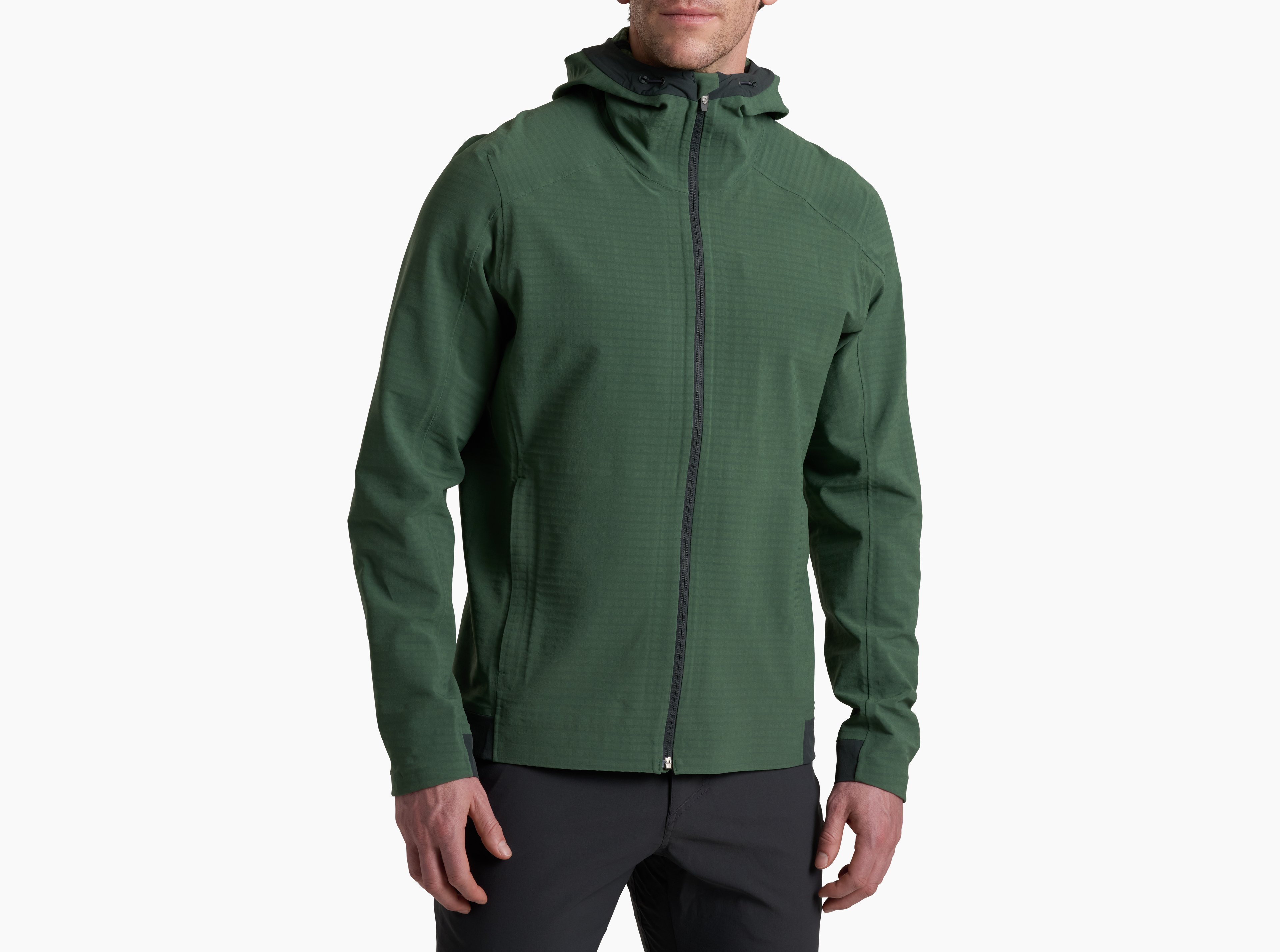 KUHL M's Skramblr Grid Fleece SMOKED PINE Front