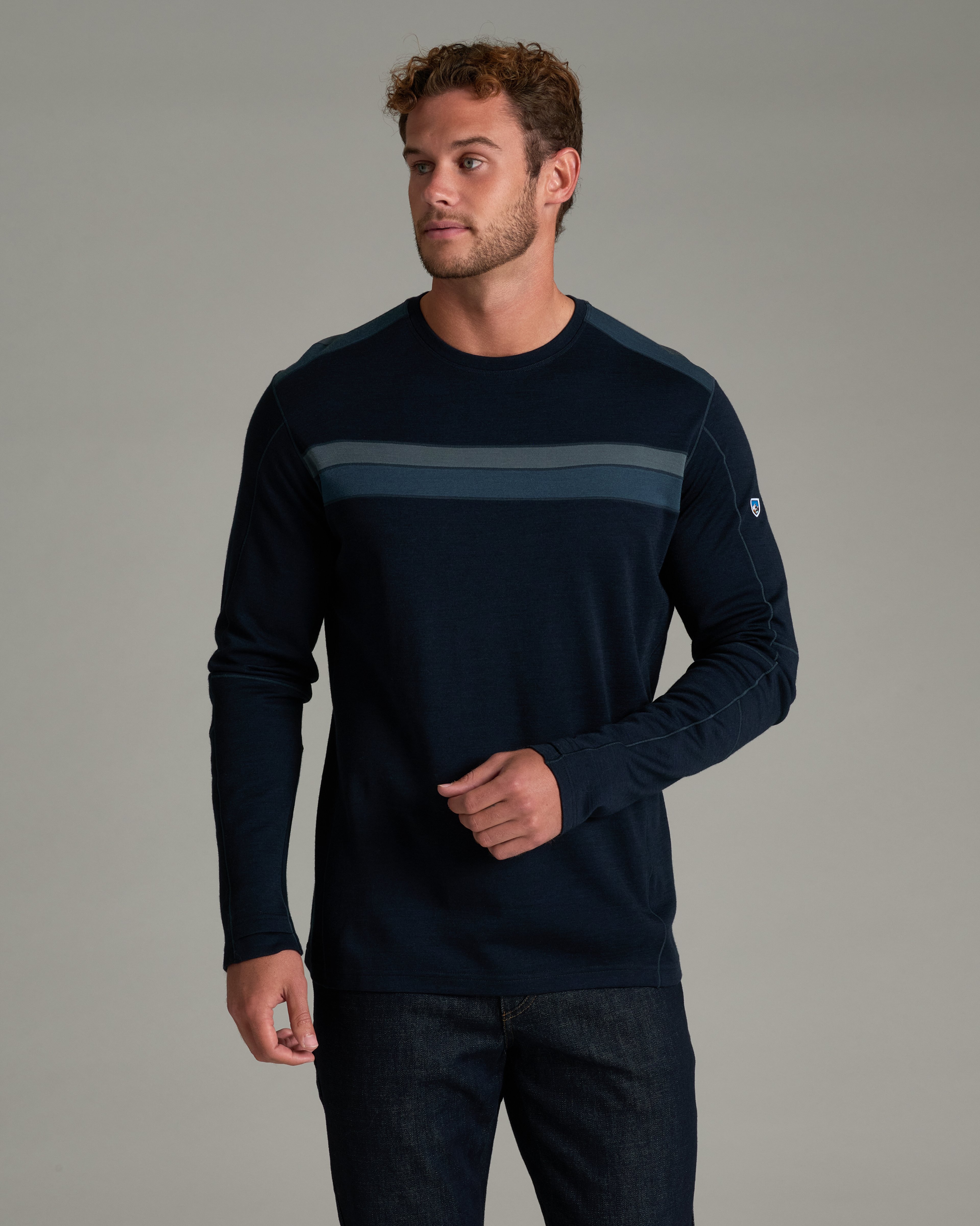 KUHL Light Downhill Racr Crew STONE BLUE Front