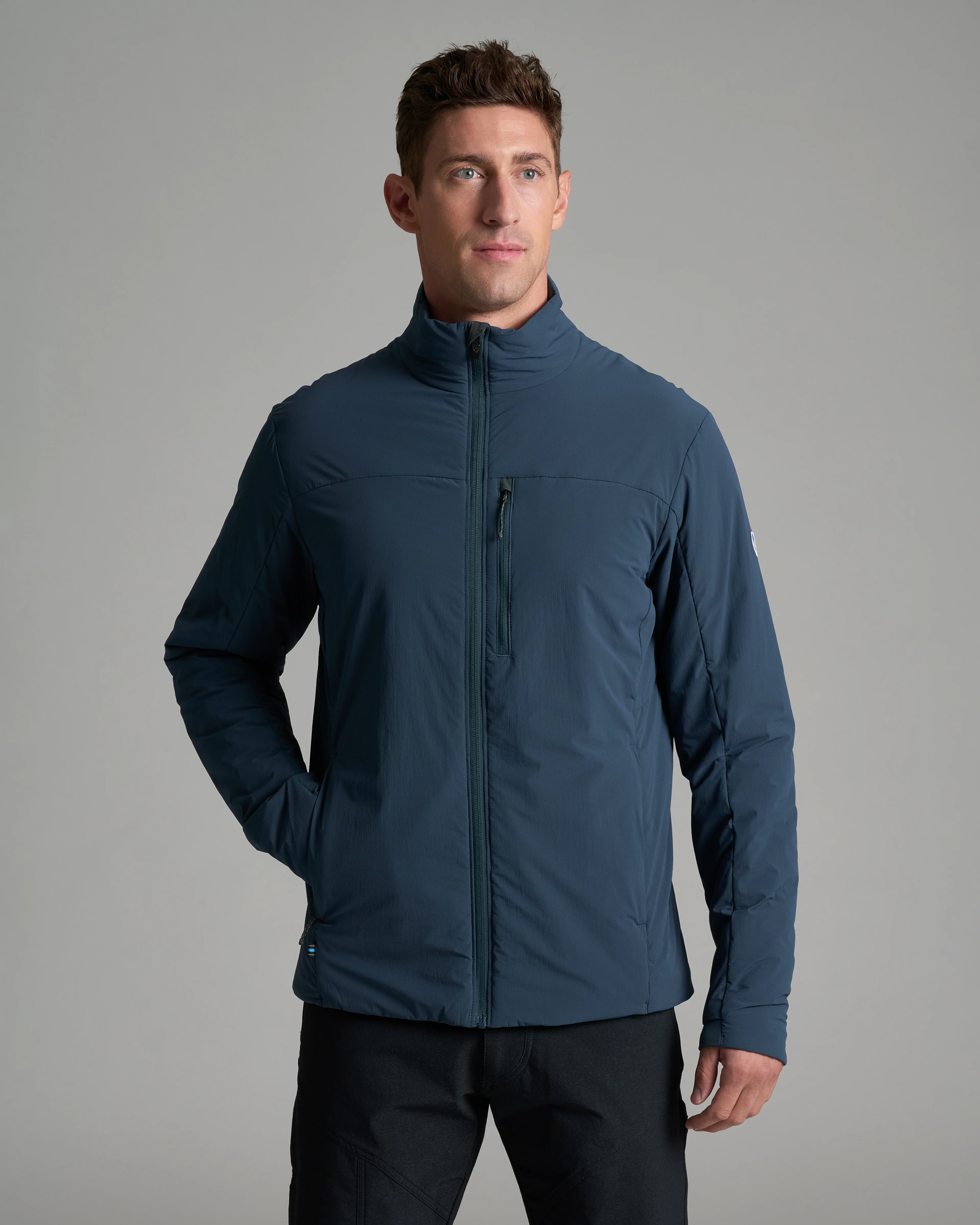 KUHL M's AeroLight Jacket PIRATE BLUE Front
