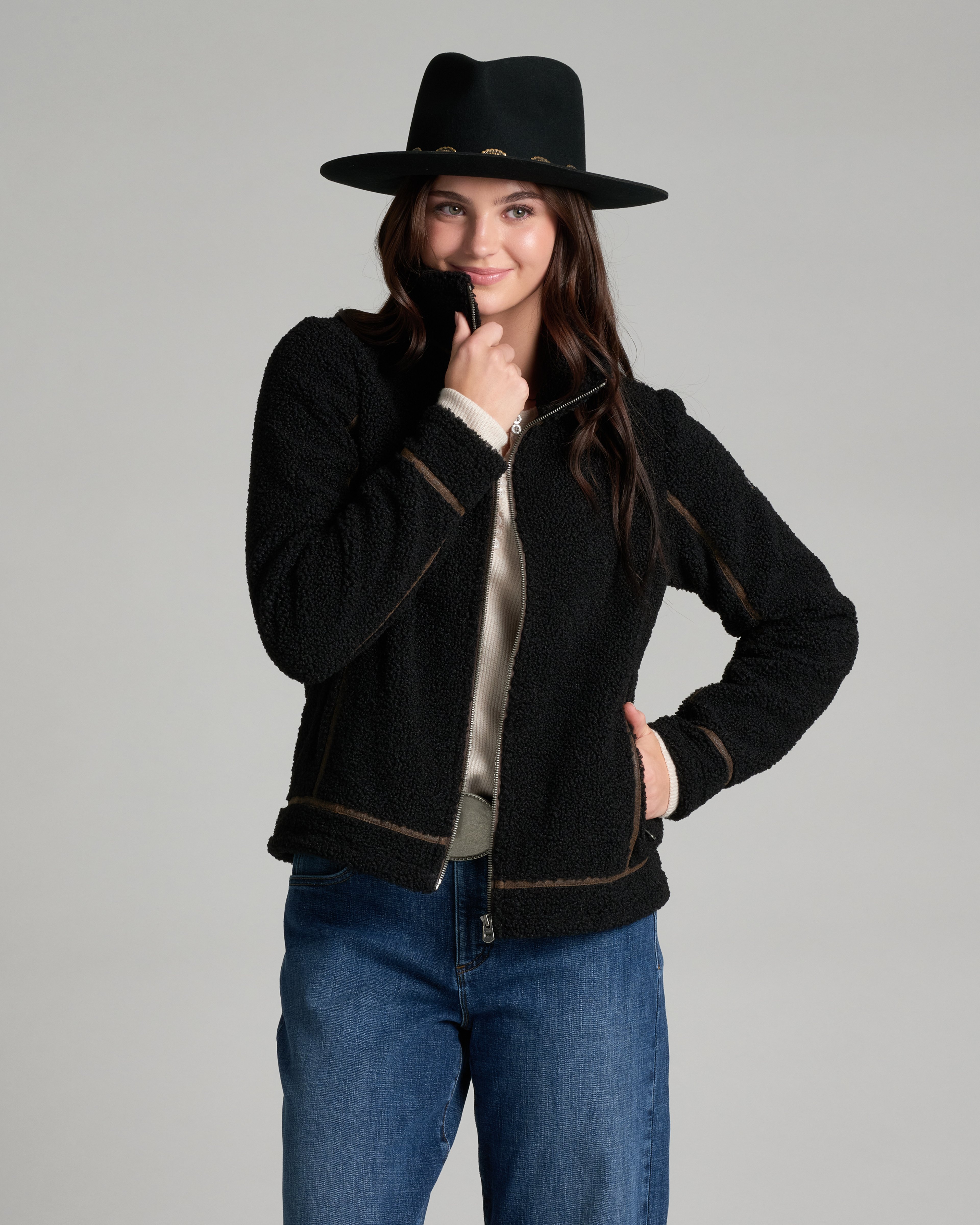 KUHL Durango Sherpa Jacket BLACK Front