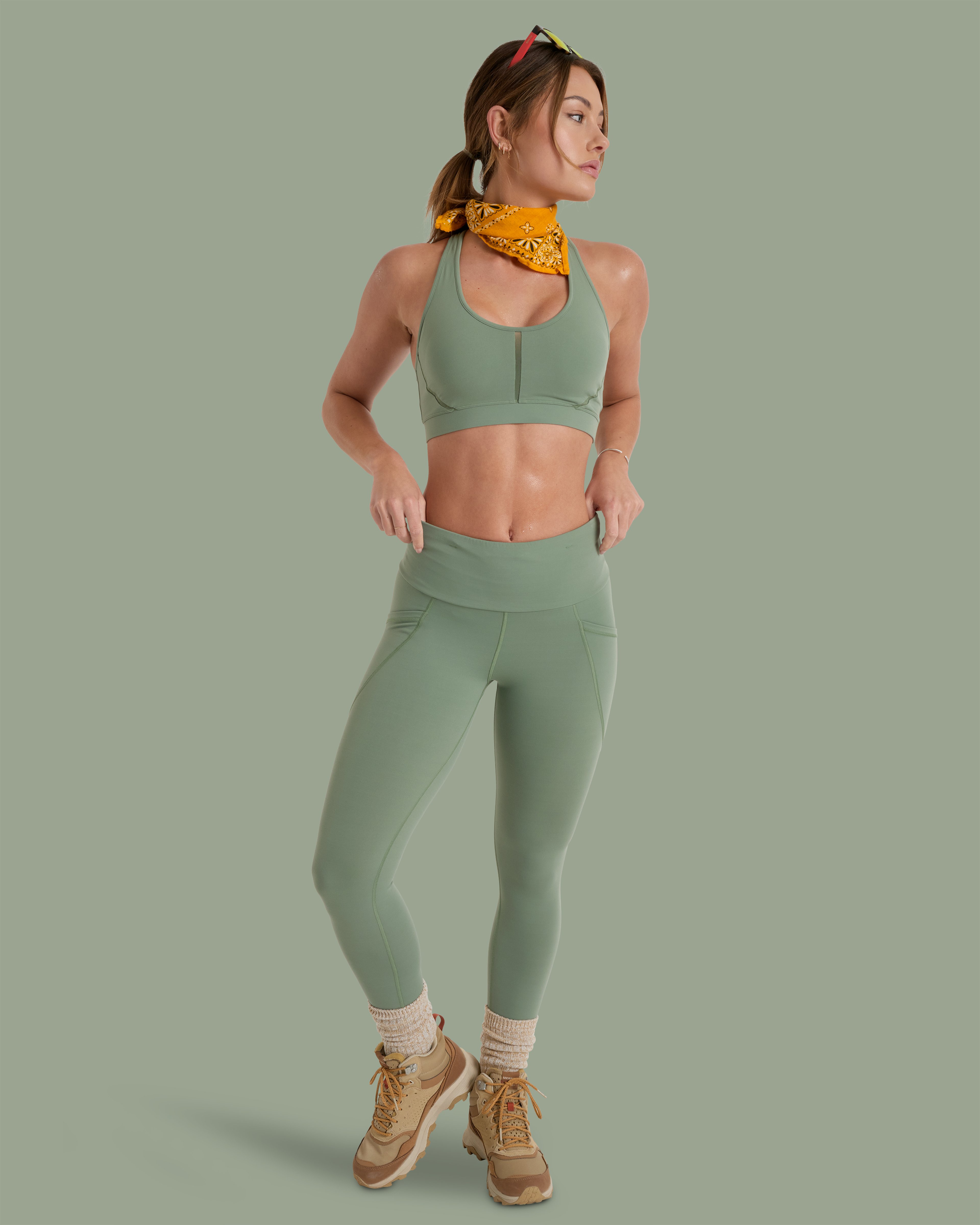 KUHL Kush Tight SLATE GREEN Front