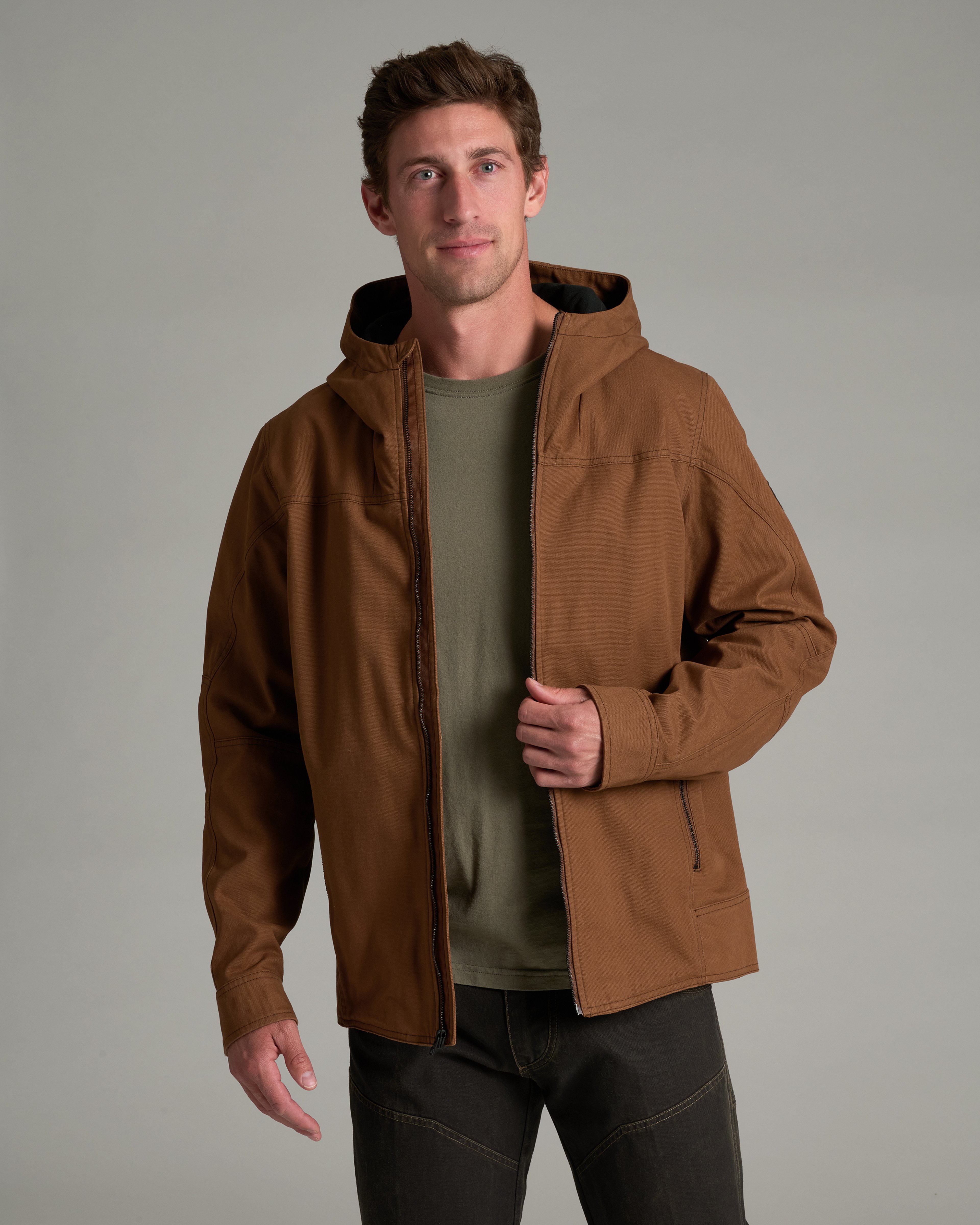 KUHL Law Hoody SADDLE BROWN Front