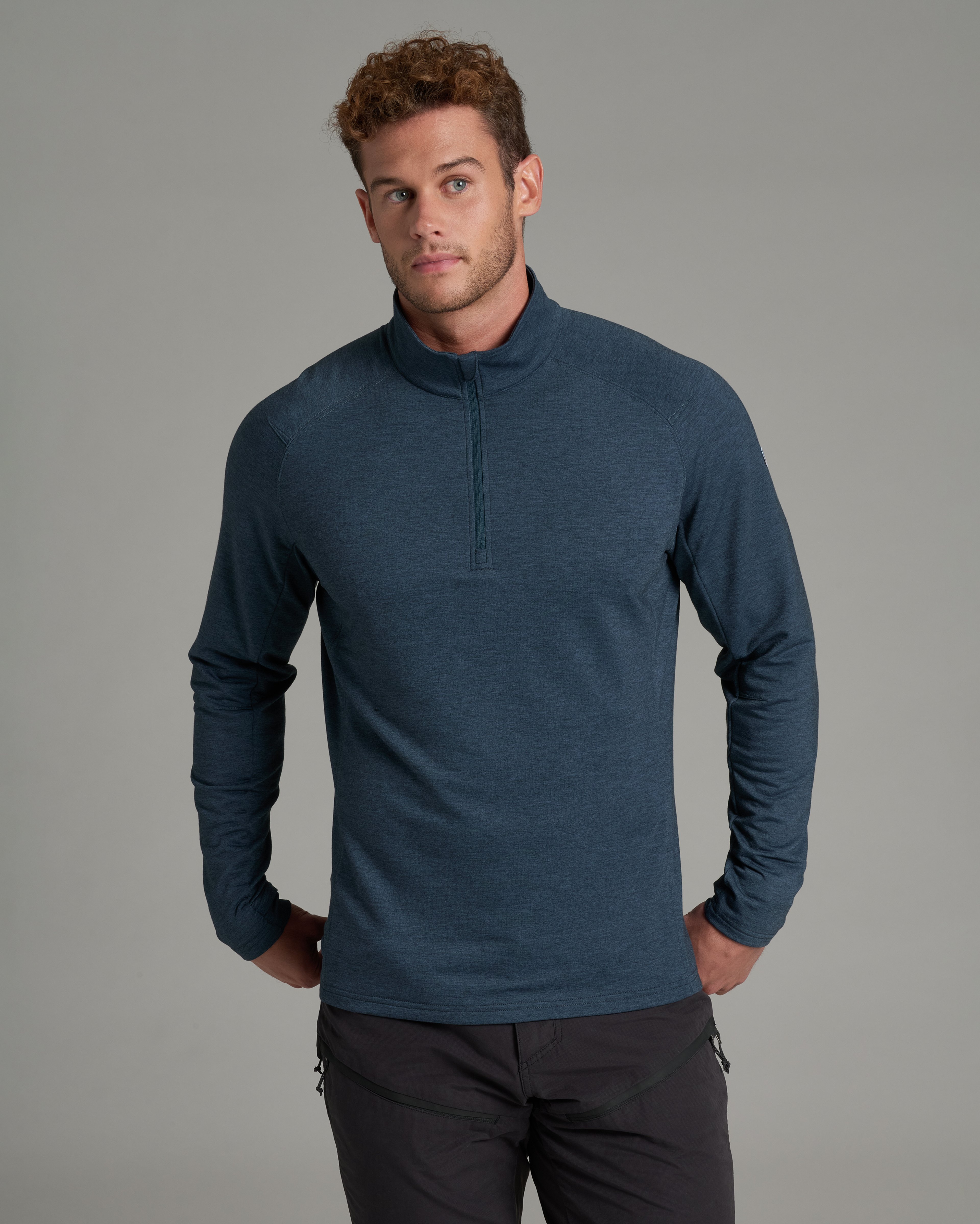 KUHL Influx 1/4 Zip STORM BLUE Front