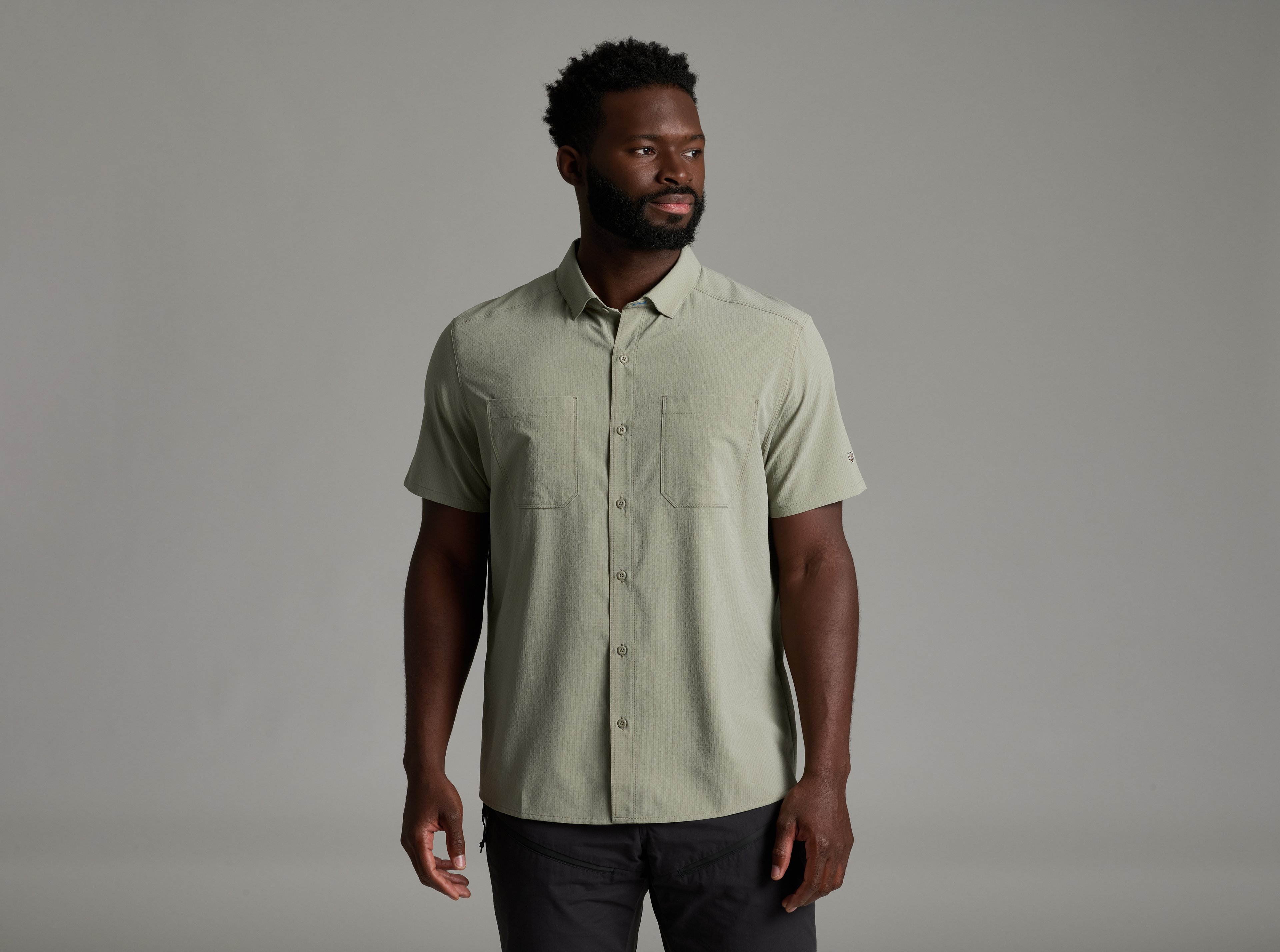KUHL Edge SS FEATHER GREY Front