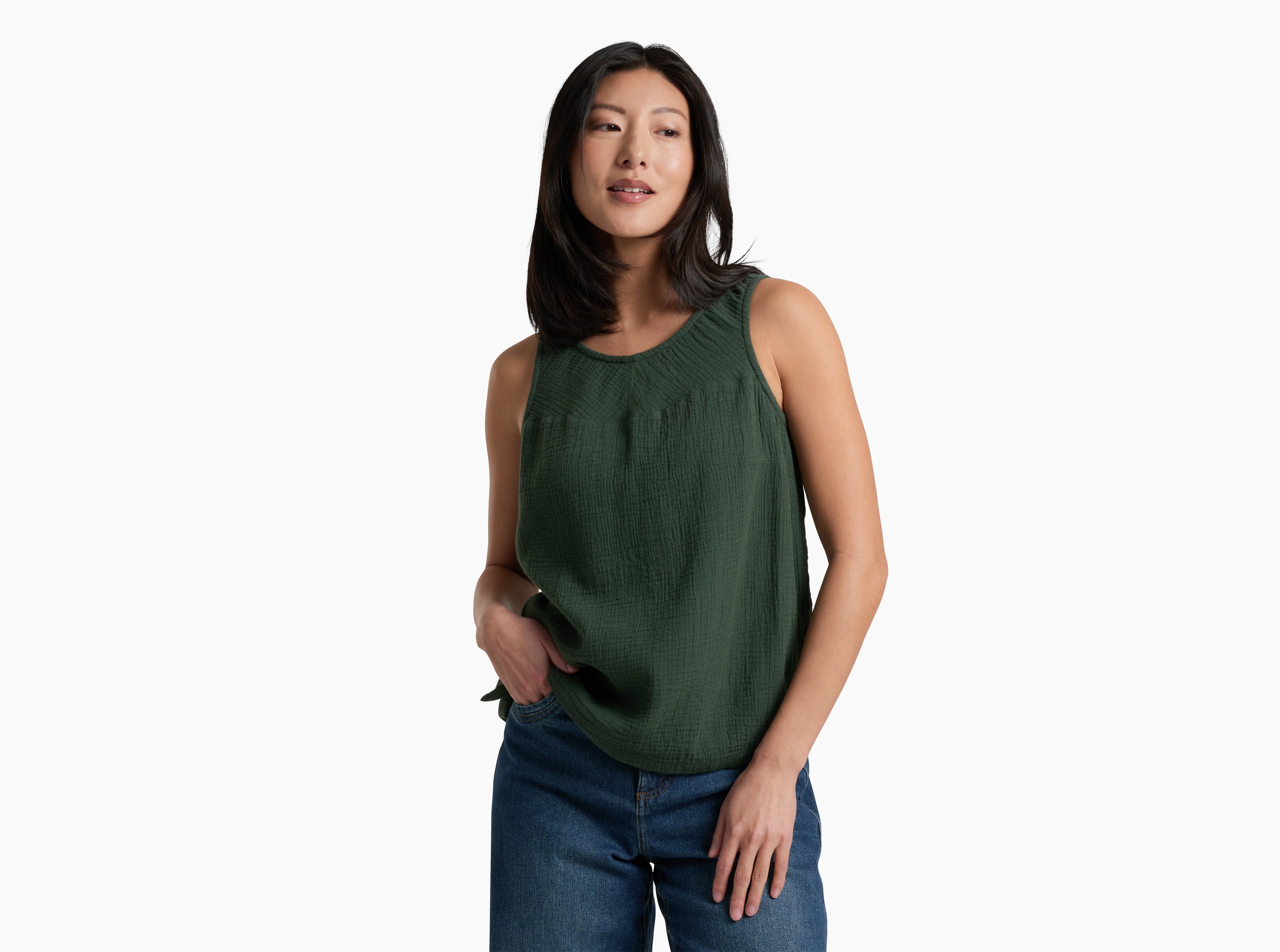 KUHL Klover Tank SMOKED PINE Front